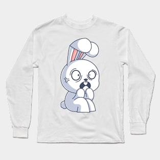 Bunny is feeling scared Long Sleeve T-Shirt